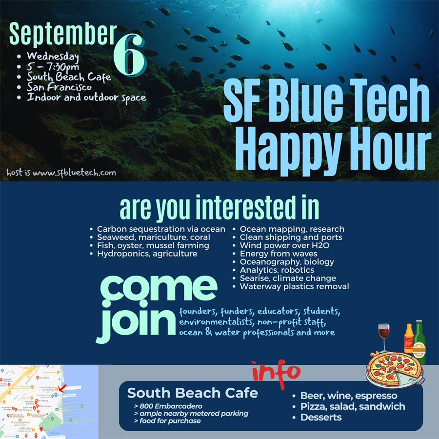 SF Blue Tech September 2023 meeting San Francisco happy hour event