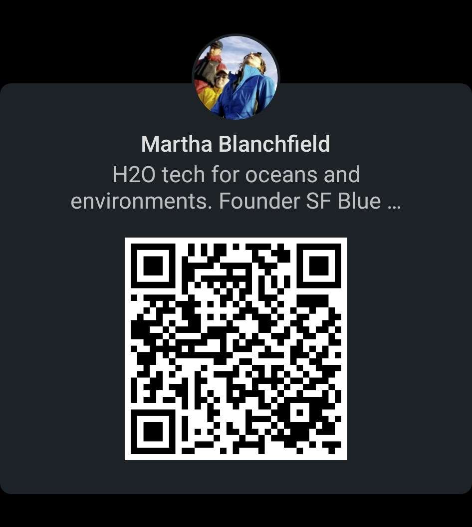 QR code LinkedIn martha Blanchfield SF Blue Tech