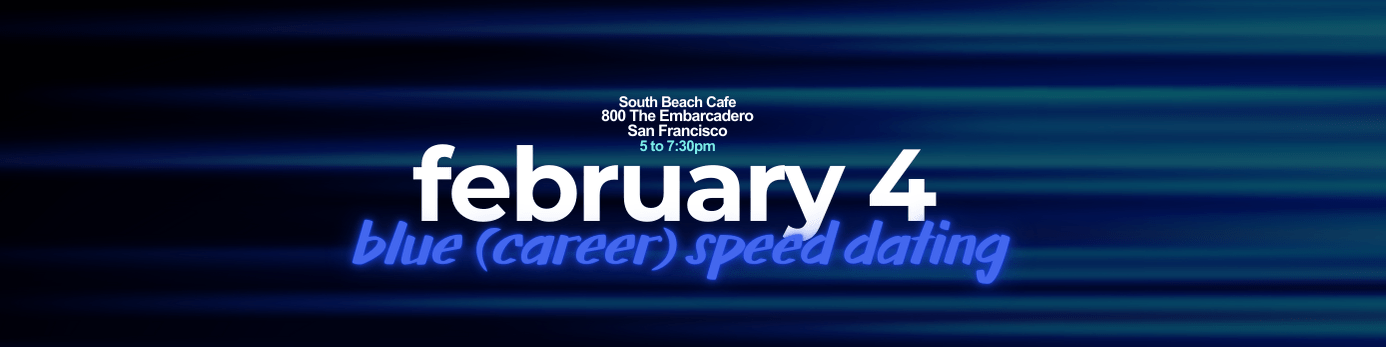 SF Blue Tech February 2026 happy hour tech networking for blue economy jobs blue speed dating